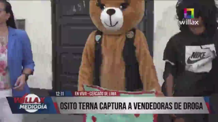 A Policeman Disguises Himself As A Teddy Bear To Catch Drug Dealers During Valentine's Day