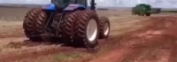 Snapped Towing Cable Strikes Tractor Driver In The Face