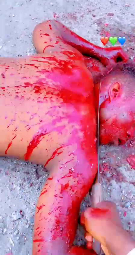 Attempted Beheading Of The Body Of A Murdered Man ...
