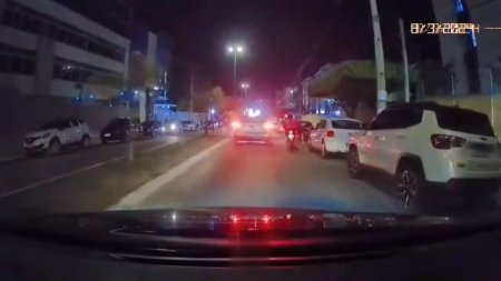 Driver Hit By Several Shots. Brazil