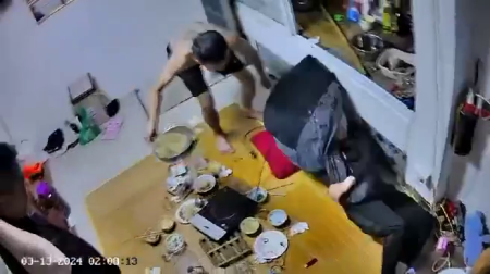 Hot Noodles Accidentally Poured On Sleeping Dude's Face