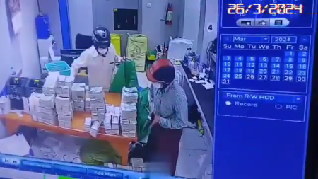 Bank Robbery In Mandalay City. Myanmar