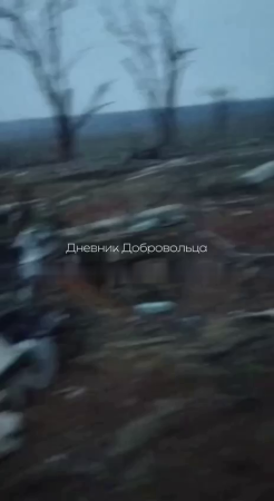 Moment Of Cluster Shell Explosion On Russian Positions