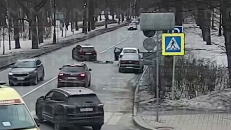 Another Idiot Driver Who Killed A Cyclist. Saint-Petersburg, Russia