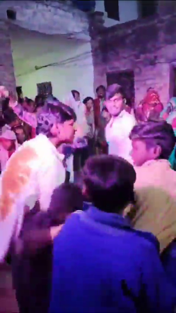 Heart Attack While Dancing At A Wedding Procession. Uttar Pradesh, India