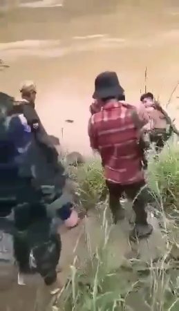 The Rebels Cut The Man's Throat And Let Him Float Down The River. Myanmar