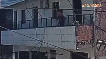 First The Balcony Falls, Then The Woman
