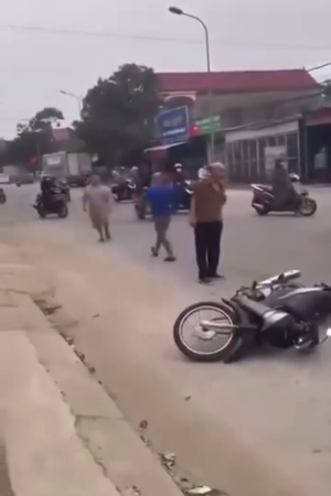 The Moment Of Death Of An Unwise Motorcyclist