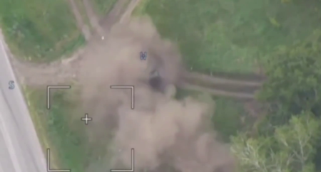 The Ukrainian Humvee Driver Lost Control Trying To Leave Volchansk As Soon As Possible