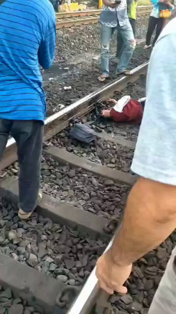 The Train Cut Off Half Of The Woman's Skull. Aftermath