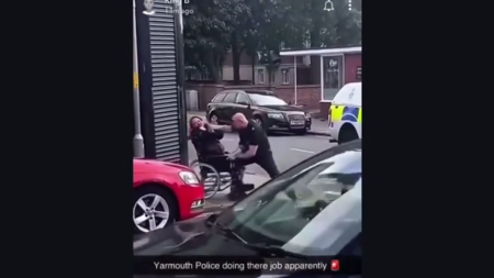 Wheelchair Man With 1 Leg Punched And Pushed By UK Officer, Police Launch Investigation