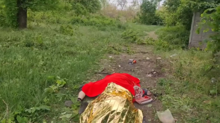 A Ukrainian Missile Strike On Donetsk. An Elderly Woman And A Child Were Killed