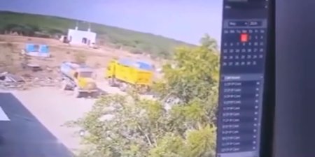 A Powerful Explosion In A Stone Mining Mine Was Caught On Video In India
