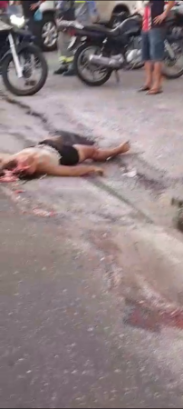 The Dead Woman Was Hit By A Truck. Capanema, Brazil