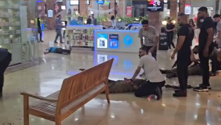 A Stabbing Attack In A Mall In The City Of Karmiel. Israel