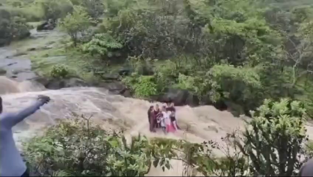 Three Women Drowned In A Powerful Mountain Stream Of Water