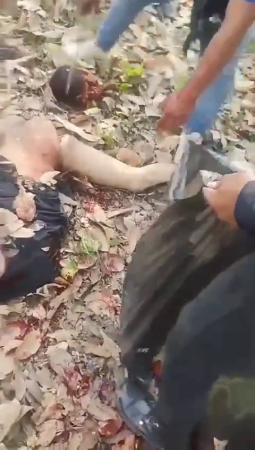 Complete Dismemberment Of The Body Of A Bandit From A Rival Gang