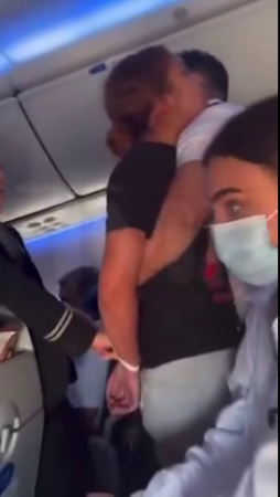 United Passenger Bites A Flight Attendant And Rips Off A Chunk Of The Uniform During An In-flight Altercation; ‘S-ck My D—k B-tch, ….Kill You B-tch’