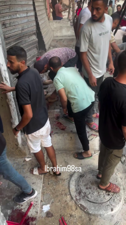 Many Dead In The Al-Shati Palestinian Refugee Camp As A Result Of An Israeli Missile Strike