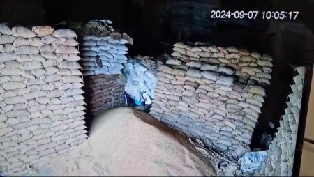 A Stack Of Sacks Of Wheat Fell On 5 Workers. 1 Dead, 4 Wounded