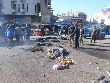 Suicide Bombing In Baghdad. Iraq