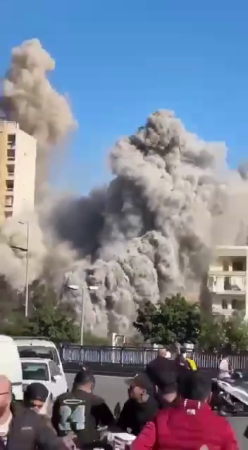 The Israeli Air Force Continues To Flatten Entire Appartment Blocks In Beirut, The Capital Of Lebanon