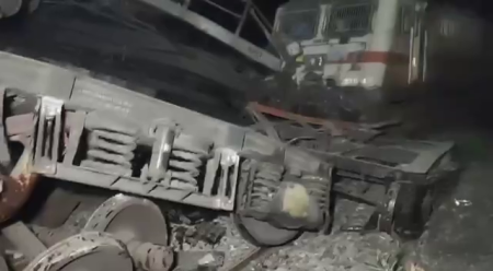 Two Trains Collide In Tamil Nadu. India