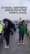 15000 People Lined Up For An Ugly Potato. Canada