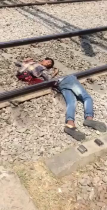 A Man Cut In Half By A Train Takes His Last Convulsive Breaths