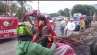 Dude Got Crushed In His Truck. Dominican Republic