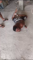 Dude Brutally Whipped With A Piece Of Electrical Wire