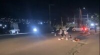 Several Criminals Killed A Man In The Middle Of The Road