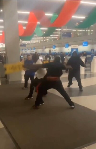 Fight At Chicago Airport