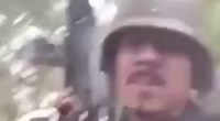 Cartel Showing Off Human Skin Suit