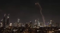 Iranian Missiles Impacting The Capital Of Israel