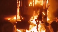 The Truck Driver Was Burned Alive In The Cab As A Result Of The Accident. India