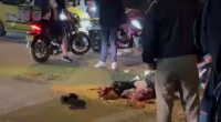 As A Result Of The Accident, The Motorcyclist's Body Was Torn Into Pieces