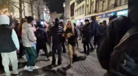 A Crowd Of Transvestites Beats Up Migrants. UK