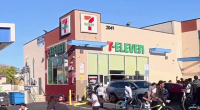 Girl Confronts ‘Teens’ On Bikes Looting And Destroying A 7-Eleven