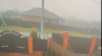A Gas Explosion Demolishes A Detached House. Russia