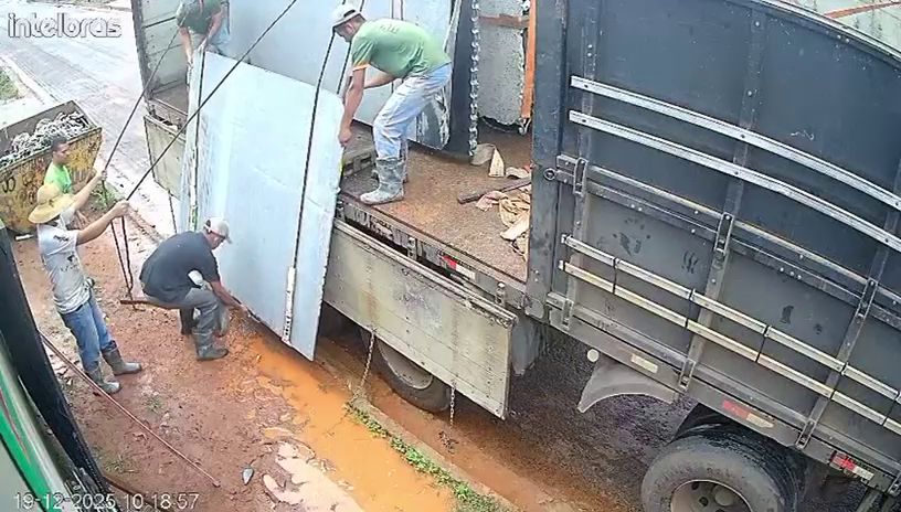 Unloading Injury An Accident During Unloading Of Building Materials
