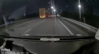 Footage Of The Death Of A 50-60-Year-Old Man Walking Along The Highway At Night