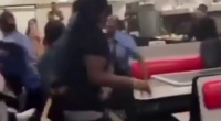 Women Fighting At Waffle House