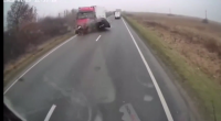 Footage Of A Head-on Collision Between A Bus With Football Fans And A Truck, 7 Dead. Romania