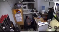 A Drunk Bastard With A Knife Tried To Attack A Store Clerk But Very Quickly Regretted It. Russia
