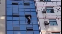Footage Of A Man Falling From The 6th Floor
