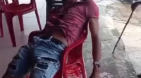 Dude Taking A Nap On Chair