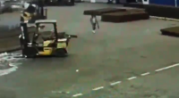 A Forklift Ran Over A Woman And Dragged Her Under Its Wheels For Several Meters