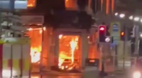 Historic Glasgow Train Station Building Completely Destroyed By Fire