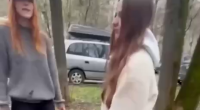 Beating Up A Teenage Girl Because Of Her Boyfriend. Moscow, Russia